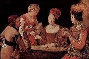 Georges de La Tour The cheat with the ace of diamonds Sweden oil painting artist
